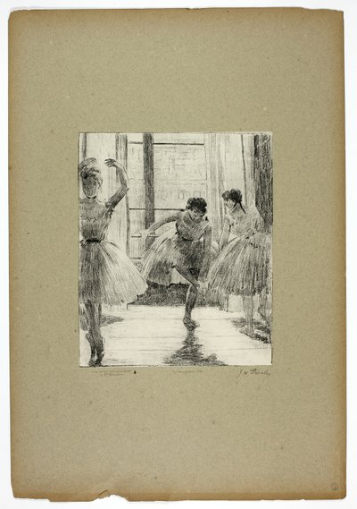 Before the Ballet Class by Georges William Thornley