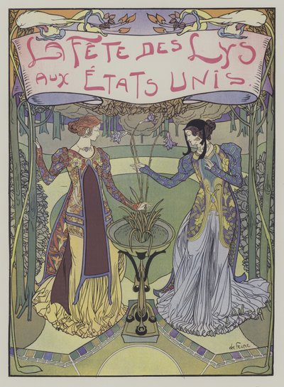 Festival of Lilies in the United States by Georges de Feure