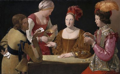 The Cheat with the Ace of Clubs by Georges de La Tour