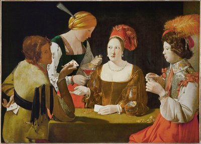 The Cheat with the Ace of Diamonds by Georges de La Tour