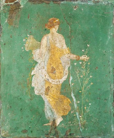 Flora, Fresco Villa of Ariadne in Stabiae near Pompei, c. 15-45 AD by Georgia Levan Ramishvili from Tbilisi