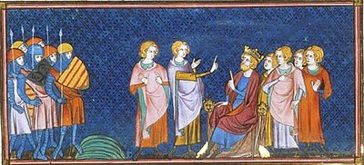 Henry I of England receiving French envoys near Gisors by Georgia Levan Ramishvili from Tbilisi
