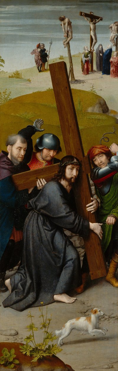 Christ Carrying the Cross, with the Crucifixion, c.1510 by Gerard David