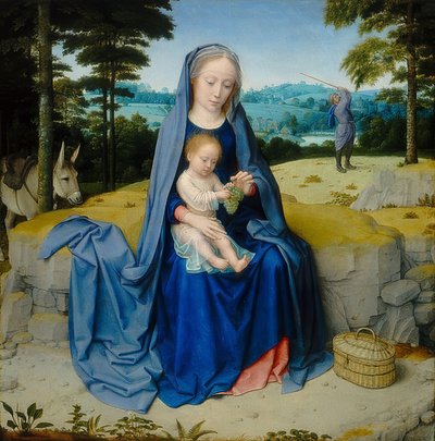 Rest on the Flight into Egypt by Gerard David