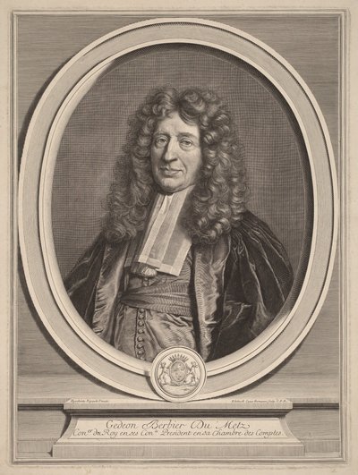 Gedeon Berbier-Du Metz by Gérard Edelinck