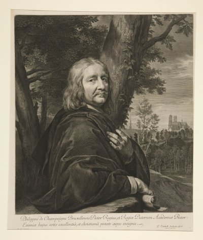 Philippe of Champaigne by Gérard Edelinck