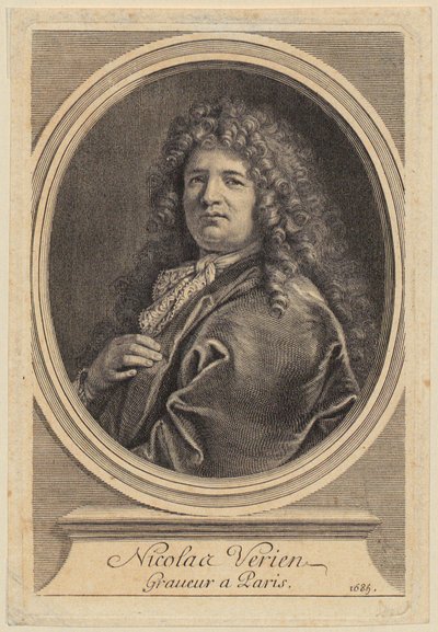 Portrait of Nicolas Verien by Gérard Edelinck