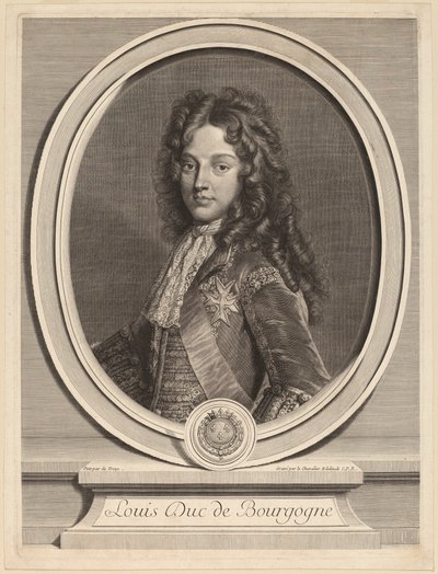 Louis, Duke of Burgundy by Gerard Edelinck after François de Troy