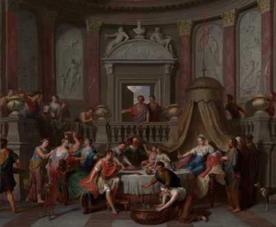 The Banquet of Cleopatra by Gerard Hoet