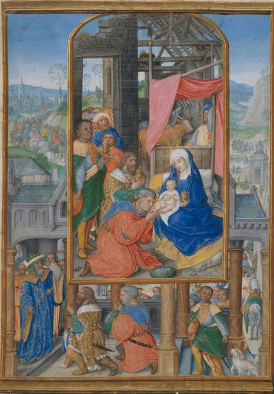 Manuscript Illumination with Adoration of the Magi by Gerard Horenbout