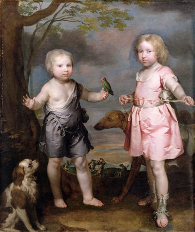 Lord John Hay and Charles, Master of Yester (later Third Marquis of Tweeddale) by Gerard Soest