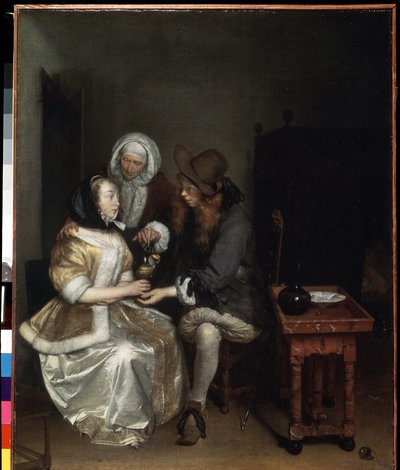 A Glass of Lemonade by Gerard Terborch