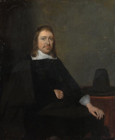 Portrait of a Seated Man by Gerard Terborch II