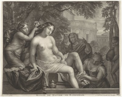Bathsheba Receives the Message from David by Gerard Valck
