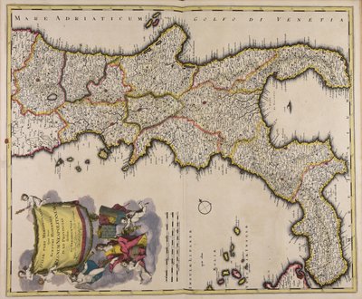 Southern Part of Italy, Now the Kingdom of Naples Divided into XII Provinces by Gerard Valck