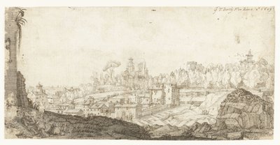 View of the Pincio from the Southeast, Rome by Gerard ter Borch