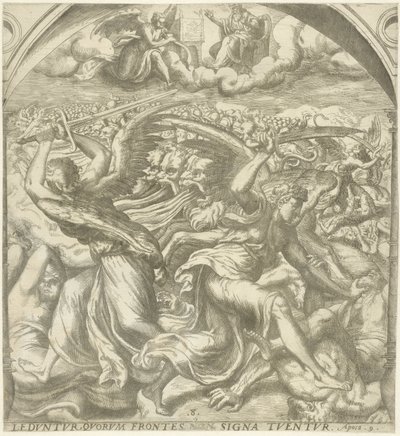 Four Angels of Death Killing the People after the Sixth Trumpet Call by Gerard van Groeningen