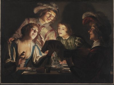 Musical Group by Candlelight by Gerard van Honthorst