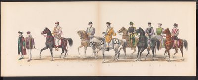 Masquerade of the Leiden Students, 1870 (plate 8) by Gerardus Johannes Bos