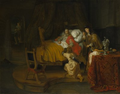 Isaac Blessing Jacob by Gerbrand van den Eeckhout