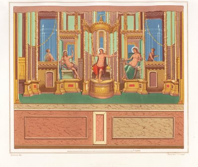 Wall Painting Showing Bacchus, Venus and Apollo by Geremia Discanno