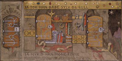 Åsmund Bringing Home Silver and Gold by Gerhard Munthe