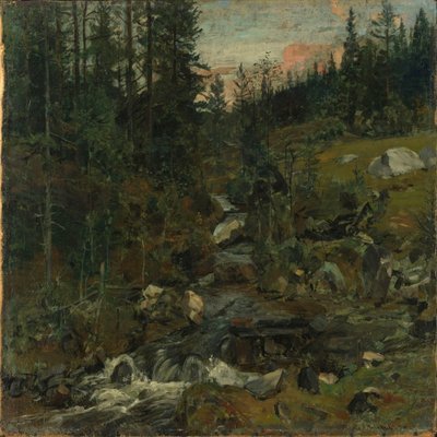 Brook at Øylo by Gerhard Munthe