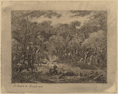 Explosion of a Grenade by Gerhardus Emaus de Micault