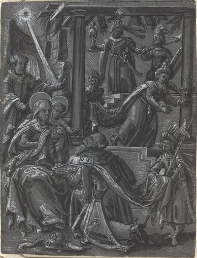 The Adoration of the Kings by German 16th Century