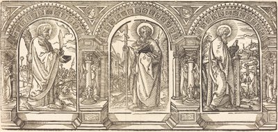 Christ and His Disciples I by German 16th Century after Martin Schongauer
