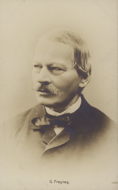 Gustav Freytag, German Novelist and Playwright by German Photographer