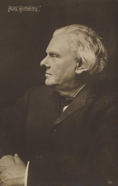 Portrait of August Wilhelm Bach by German Photographer