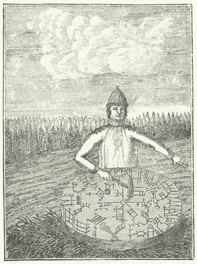 A shaman of the Sami culture in Lapland by German School