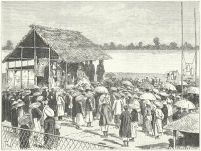 A theatre in Annam by German School