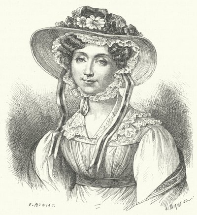 Adeaide, Princess of Orleans by German School