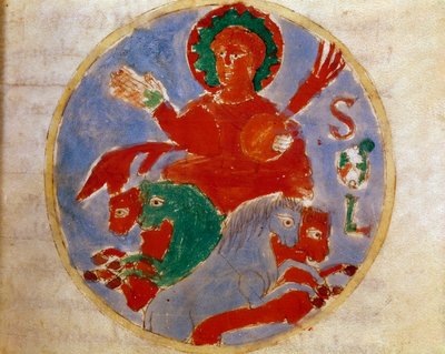 Allegorical representation of the Sun by German School