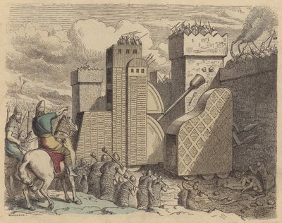 An Assyrian Army Besieging a City by German School