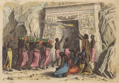 Ancient Egyptian Burial by German School