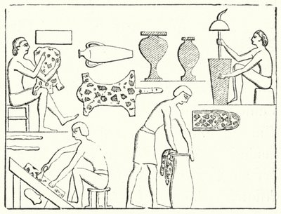 Ancient Egyptian Tanners by German School