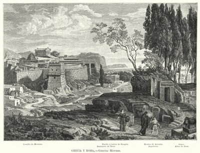 Ancient Greek City of Mycenae by German School