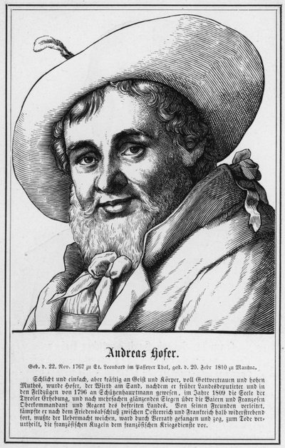 Andreas Hofer by German School