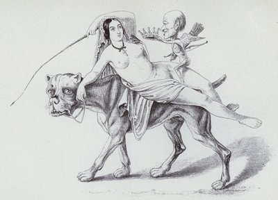 Ariadne on Bor by German School