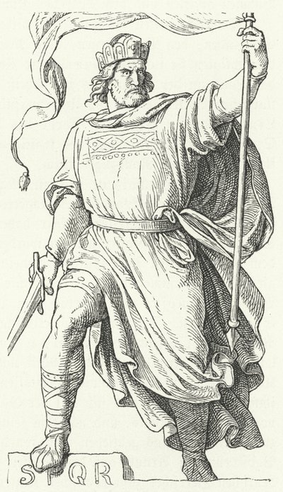 Arnulf of Carinthia, disputed King of Italy and Holy Roman Emperor by German School