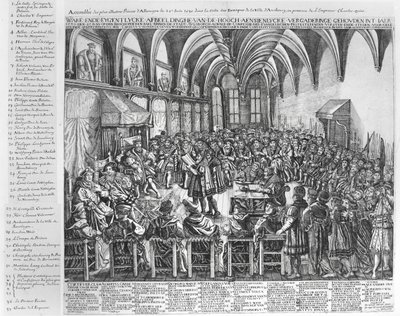 Assembly of the Most Illustrious Princes of Germany, in the Bishop