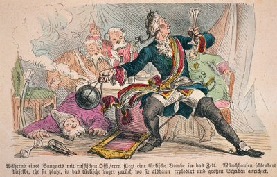 Baron Munchausen by German School