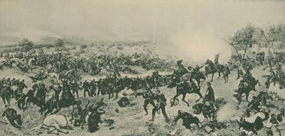 Battle of Worth, Franco-Prussian War, 6 August 1870 by German School