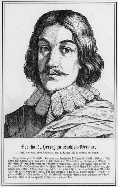 Bernhard, Duke of Saxe-Weimar by German School