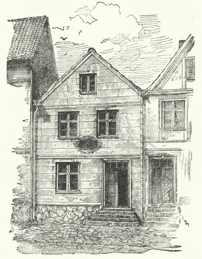 Birthplace of German poet Johann Gottfried Herder, Mohrungen, Prussia by German School