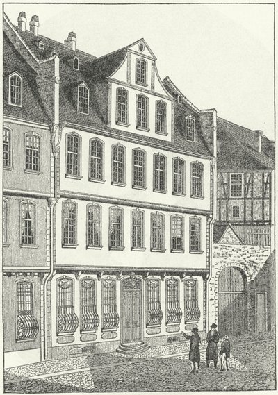 Birthplace of German writer and statesman, Johann Wolfgang von Goethe, Frankfurt, Germany by German School