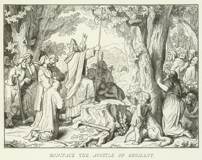 Boniface the Apostle of Germany by German School